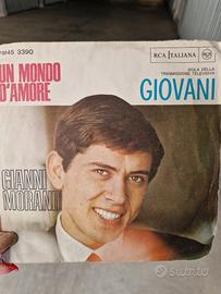 Disco in vinile Gianni Morandi un mondo d'amore