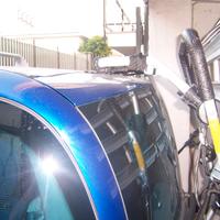 Portabici posteriore pieghevole per 3 bici