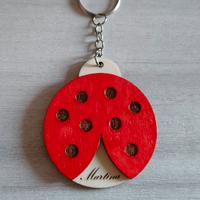 portachiavi coccinella 