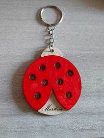portachiavi coccinella 