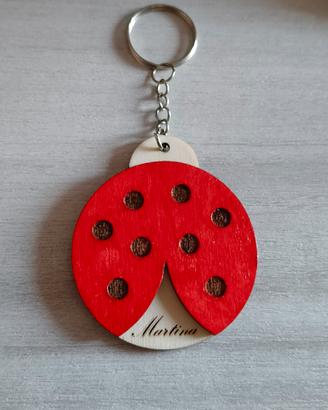 portachiavi coccinella 