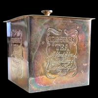 Scatola argentata English Tea