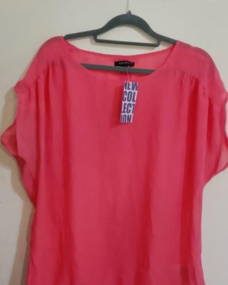 camicetta donna " Amisu" rosa fluo tg.XLnuova