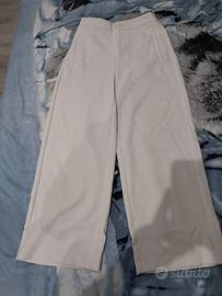 pantaloni ragazza eleganti bianchi 34 stradivarius