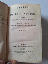 Libro antico - Fables de La Fontaine - 1830