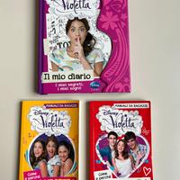 Violetta 3 libri  INTROVABILI nuovi