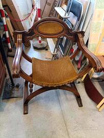 Sedia Savonarola Vintage