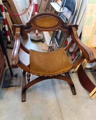 Sedia Savonarola Vintage