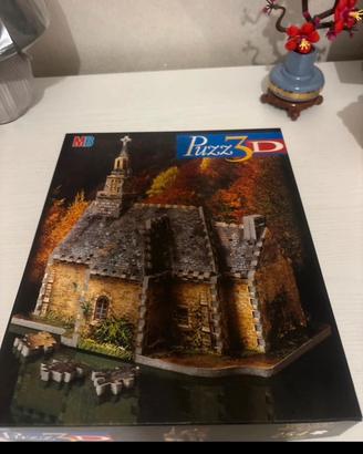 Puzzle-3D vintage chiesa di campagna