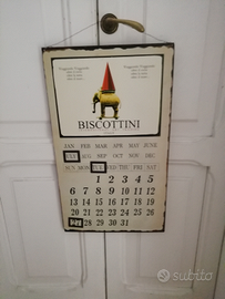 Calendario pubblicitario Biscottini