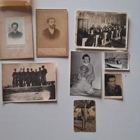 Lotto 8 Foto Epoca: Ritratti, Militari e Scol.