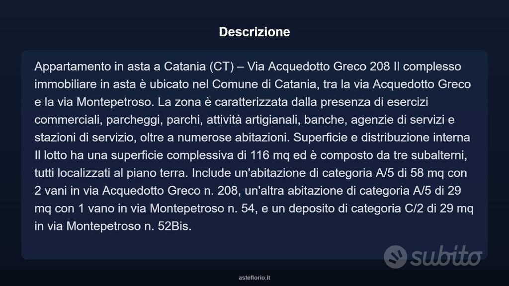 Appartamento – Catania, Fortino, Centro storico - Vista 4