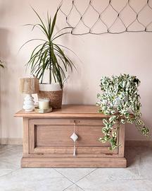 Cassapanca in legno  “Aurora” | pezzo unico