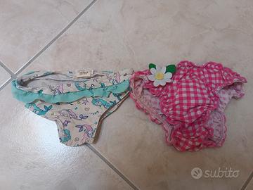 2 Costumi Slip Bambina Ovs taglia 86cm