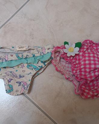 2 Costumi Slip Bambina Ovs taglia 86cm
