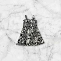 Abito Elegante Donna – Bianco/Nero, Taglia 50