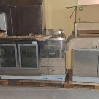 Banco bar con frigorifero e lavello integrato