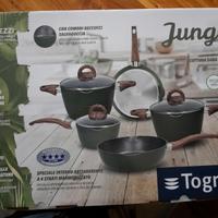 Batteria pentole tognana jungle 8 pezzi nuova