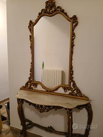 Consolle con specchiera