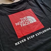 T-shirt The North Face, nera-bianco-rossa, tg.M