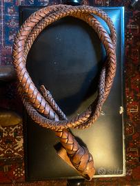 Frusta da Domatore Autentica In Cuoio