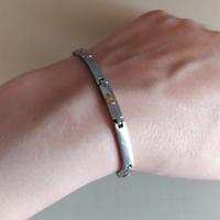 Bracciale in acciaio vintage 