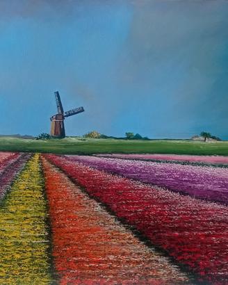 Quadro paesaggio olandese