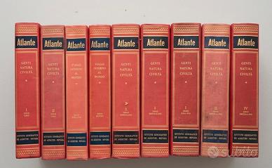 9 Volumi Atlante Genti Natura Civiltà De Agostini