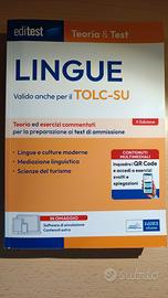 Editest lingue TOLC-SU 2025 (NO CODICE PERSONALE) 