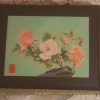 Quadro cinese floreale 
