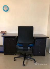 Scrivania 160x90cm con seduta ufficio
