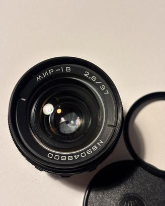 Obiettivo 37mm analogica attacco a vite m42