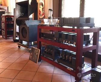 Mobile definitivo legno di padouk travi 7x7 cm FPR