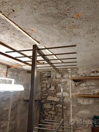 carrello inox per salumi 