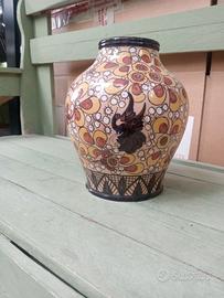 vaso in terracotta smaltato