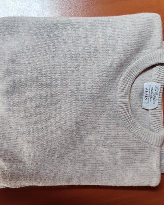Maglione uomo  cachemire beige