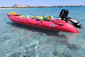 Gumotex canoa Ruby XL a motore