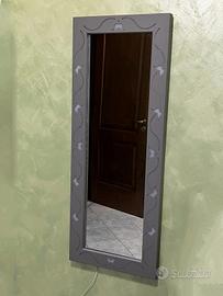 specchio con luce led