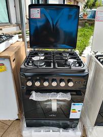Cucina 60 cm Nera Forno Gas Elettrico NUOVA 