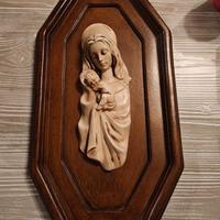 Bassorilievo in Ceramica Madonna con Gesu