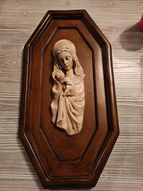 Bassorilievo in Ceramica Madonna con Gesu