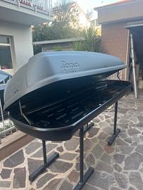 box tetto auto Fapa più barre corrimano 