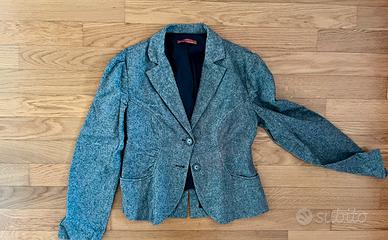 Giacca sartoriale grigia Ethic in fresco lana