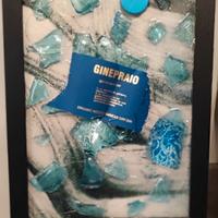 QUADRO CON BOTTIGLIA GIN