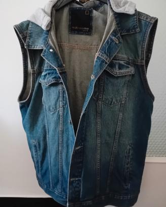 SMANICATO UOMO JEANS NUOVO TAGLIA XL 