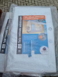 2 Teli retinati 3X1,5  con occhielli  NUOVI 