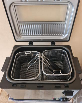  Friggitrice SilverCrest 3 Cestelli Acciaio Inox
 