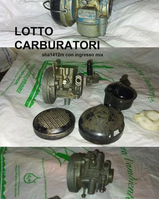carburatori Dell'Orto SHA + parti varie