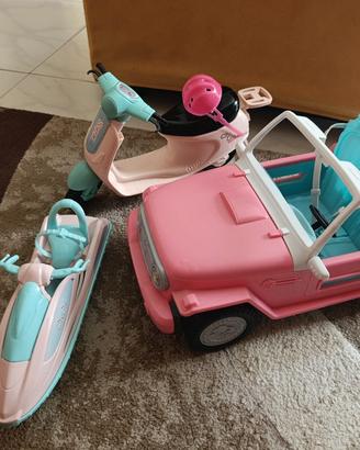 Mezzi di trasporto Barbie