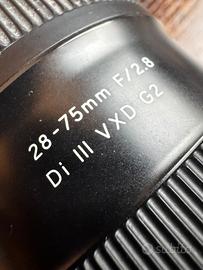 Obbiettivo Tamron 28-75 mm 2.8 Di III G2 - Sony E